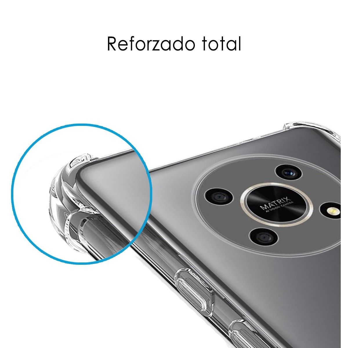 Funda Silicona Antigolpes Transparente para Honor Magic 4 Lite