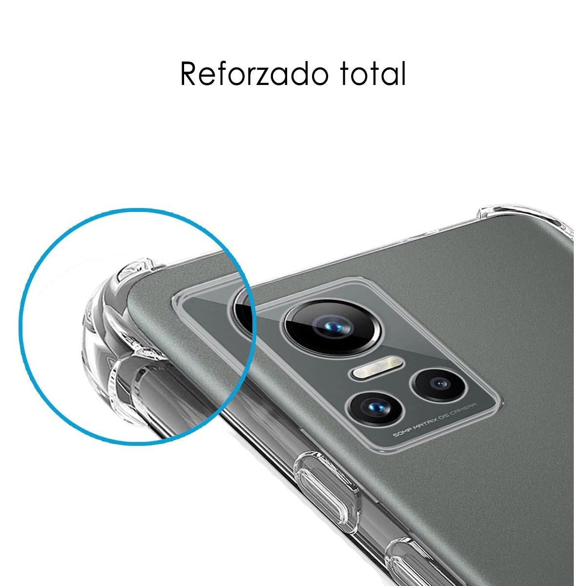 Funda Silicona Antigolpes Transparente para Realme GT Neo 3 5G
