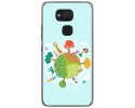 Funda Gel Tpu para Bq Aquaris V / Vs Diseño Familia Dibujos