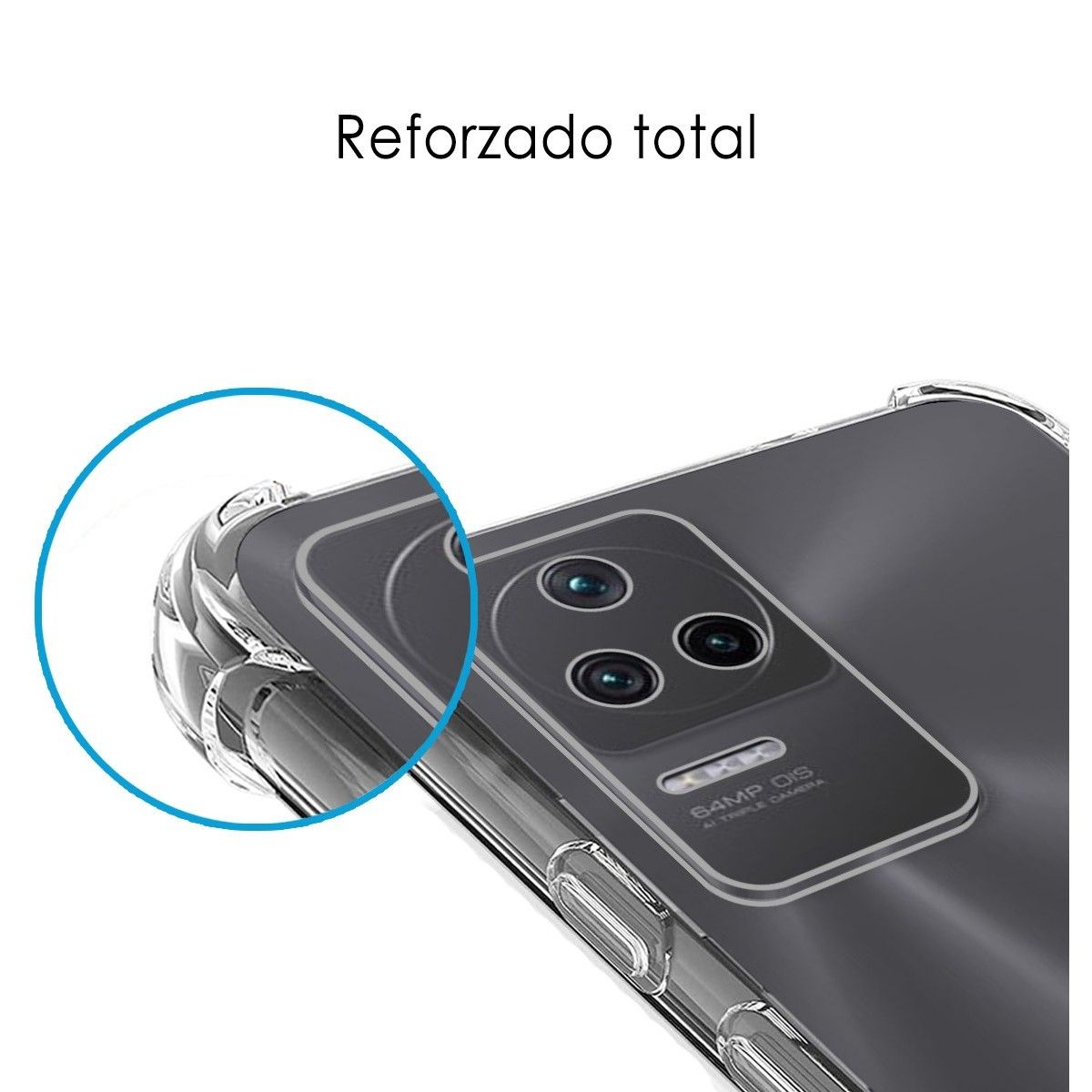 Funda Silicona Antigolpes Transparente para Xiaomi Poco F4 5G