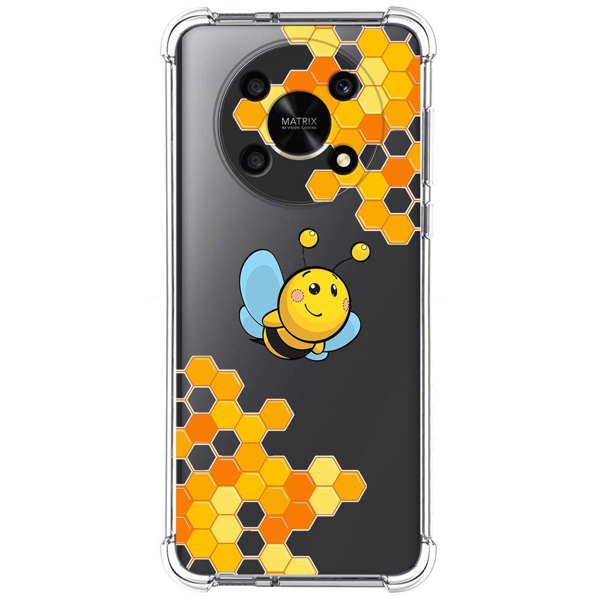 Funda Silicona Antigolpes para Honor Magic 4 Lite diseño Abeja Dibujos