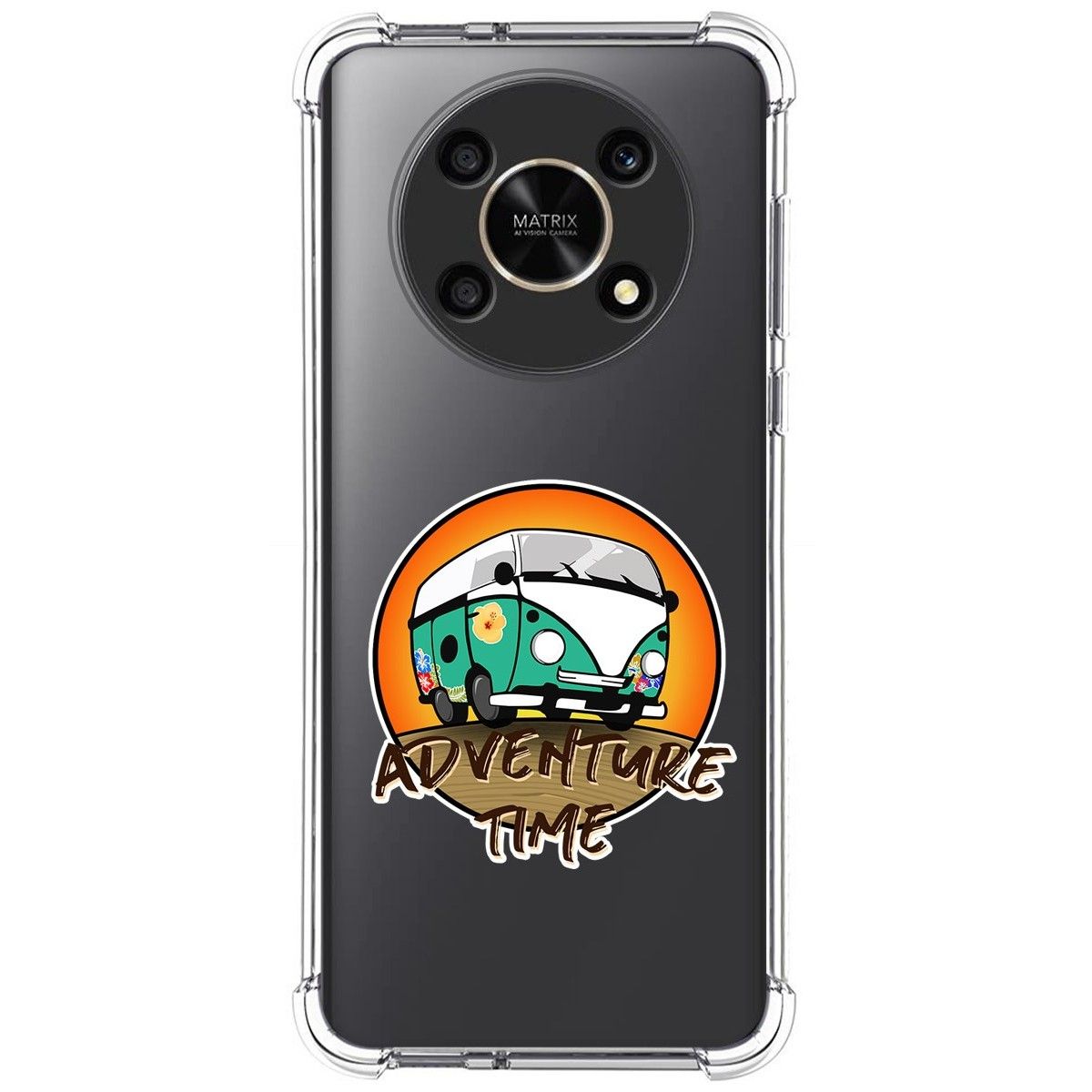 Funda Silicona Antigolpes para Honor Magic 4 Lite diseño Adventure Time Dibujos