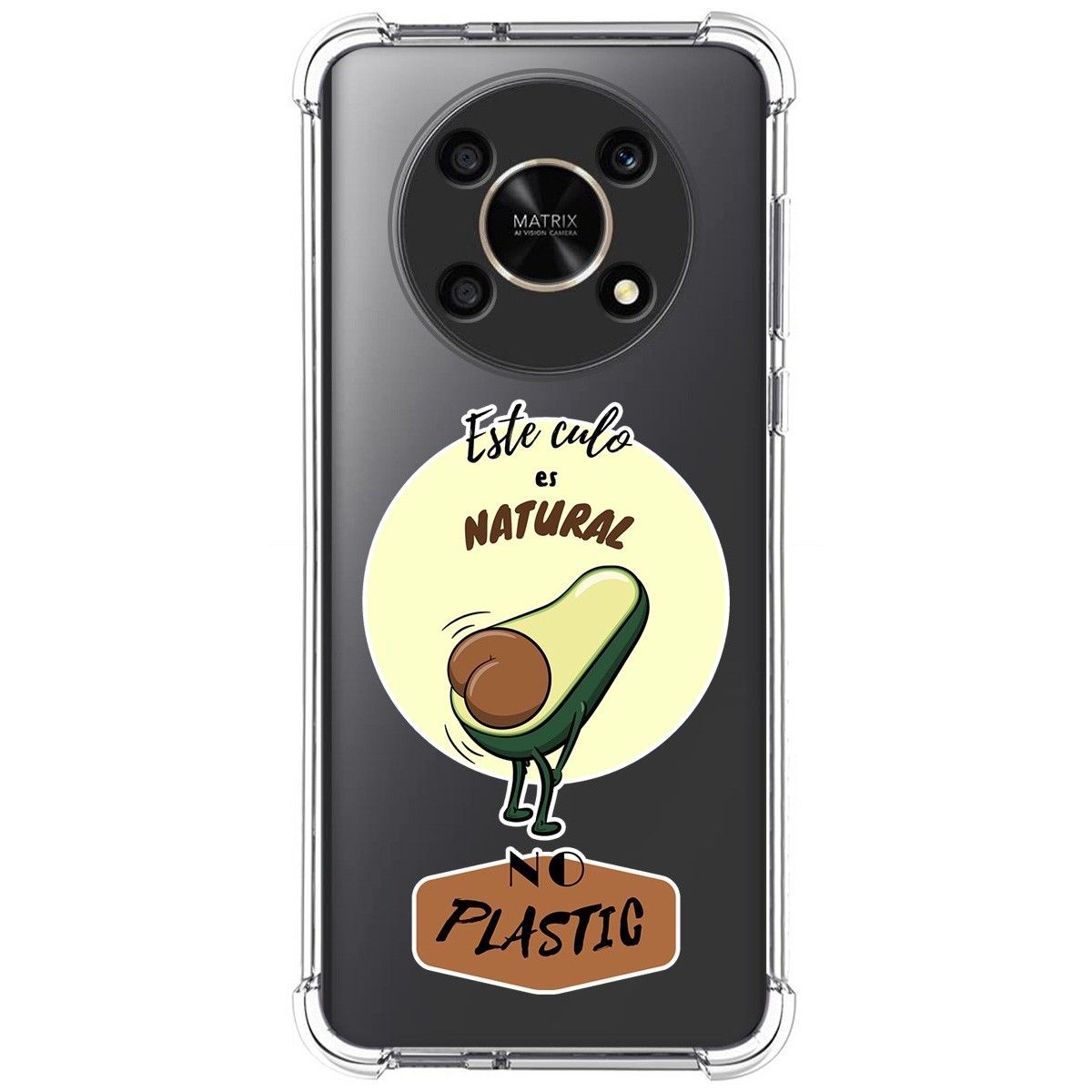 Funda Silicona Antigolpes para Honor Magic 4 Lite diseño Culo Natural Dibujos