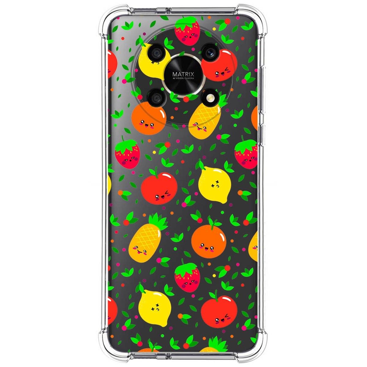 Funda Silicona Antigolpes para Honor Magic 4 Lite diseño Frutas 01 Dibujos