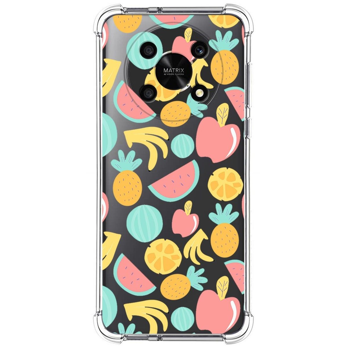 Funda Silicona Antigolpes para Honor Magic 4 Lite diseño Frutas 02 Dibujos