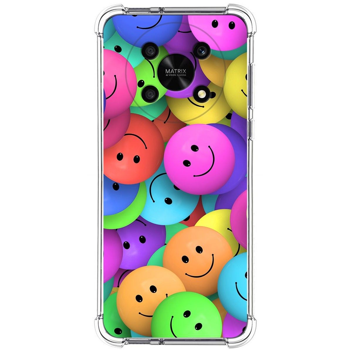 Funda Silicona Antigolpes para Honor Magic 4 Lite diseño Smile Dibujos