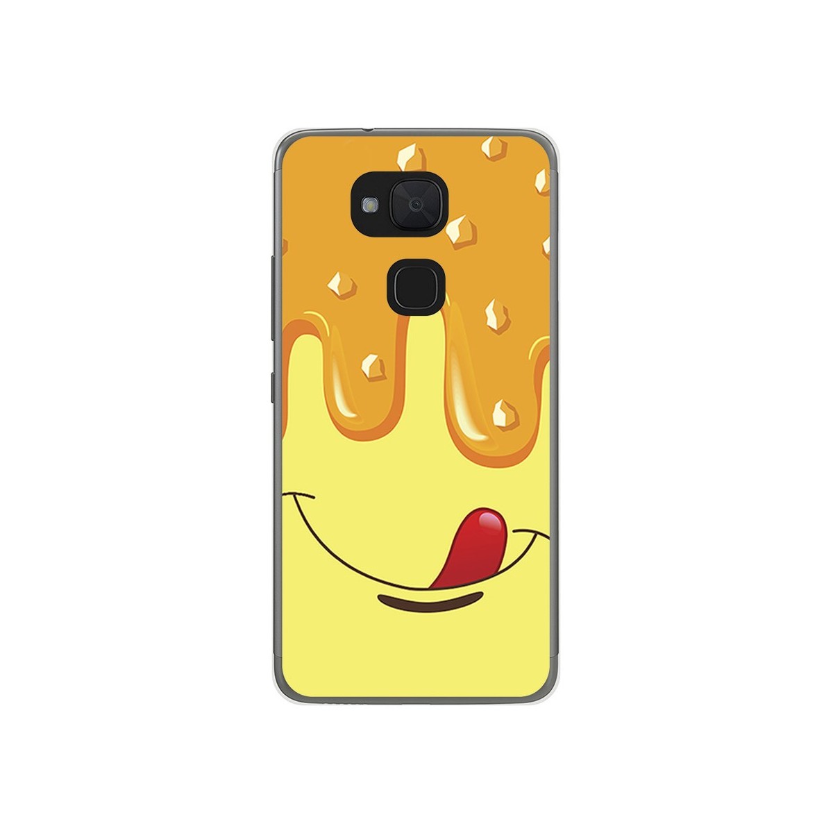 Funda Gel Tpu para Bq Aquaris V / Vs Diseño Helado Vainilla Dibujos
