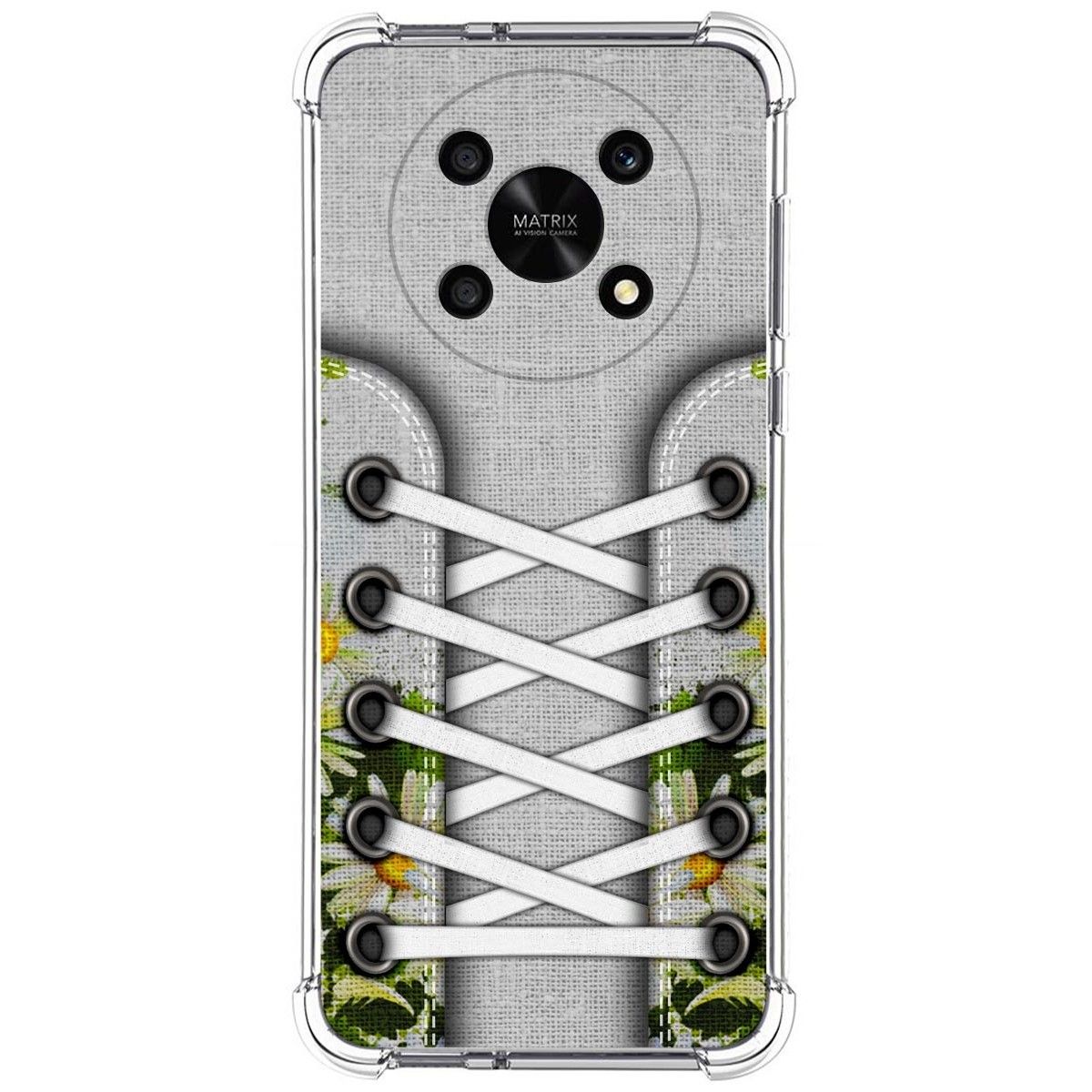 Funda Silicona Antigolpes para Honor Magic 4 Lite diseño Zapatillas 08 Dibujos