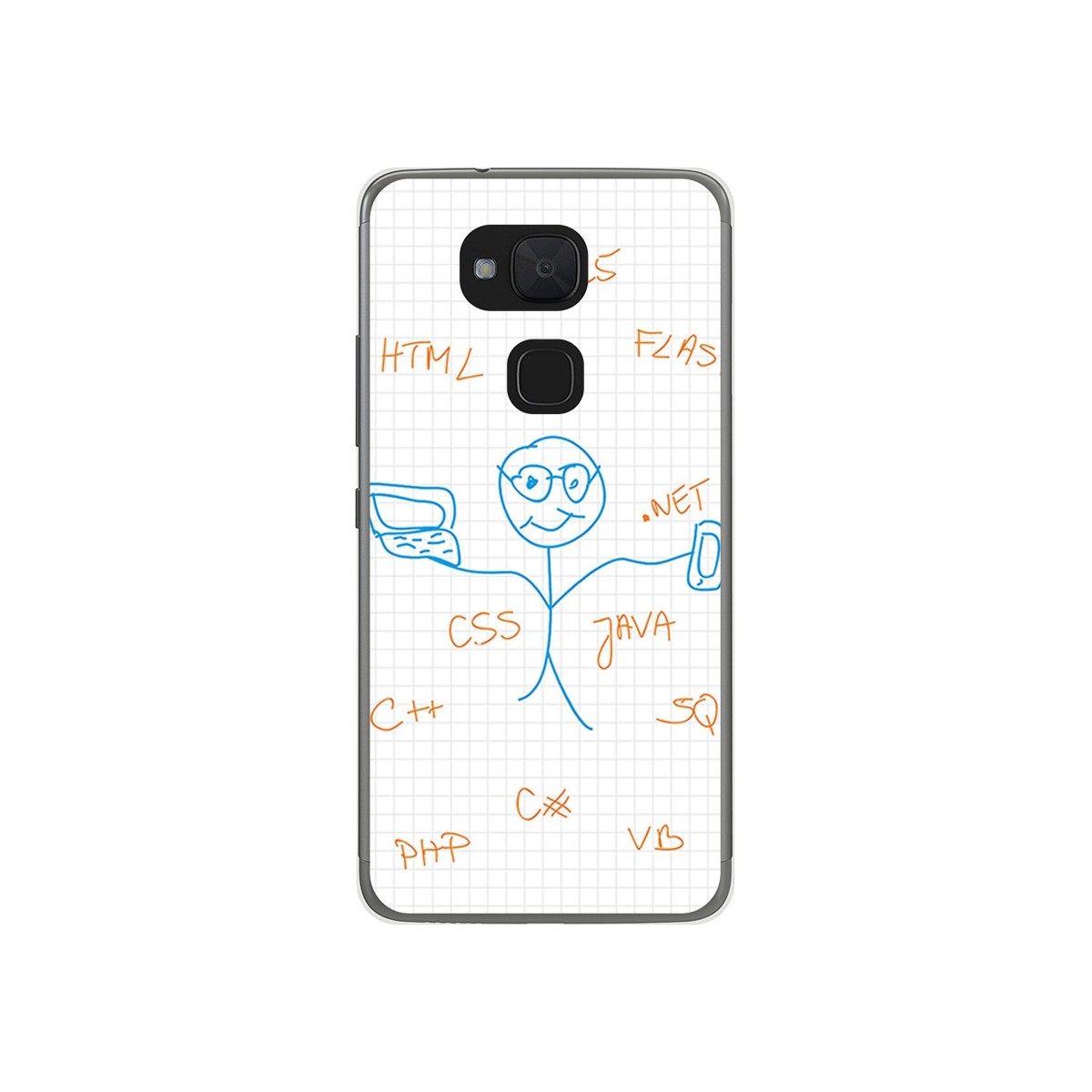 Funda Gel Tpu para Bq Aquaris V / Vs Diseño Informatico Dibujos