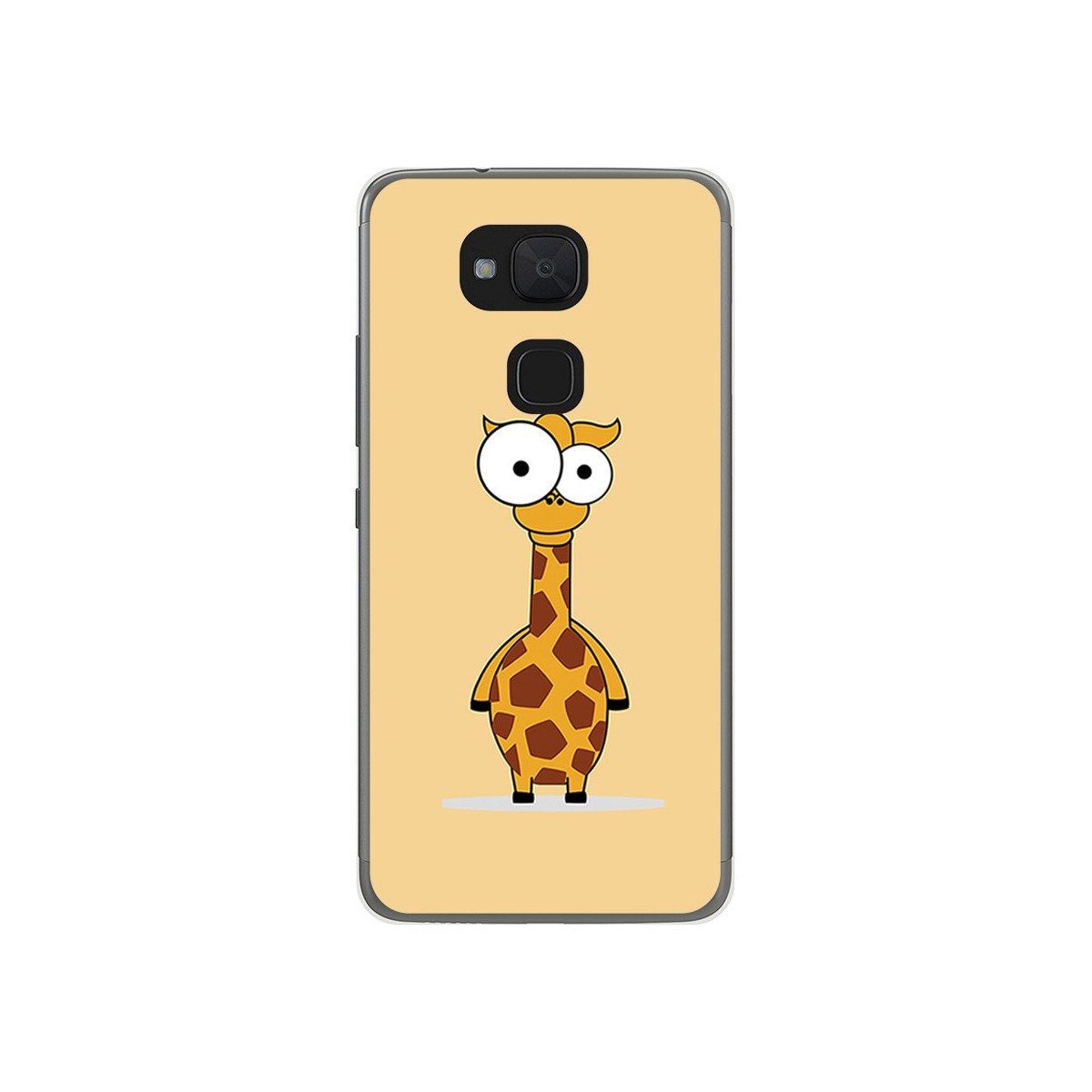 Funda Gel Tpu para Bq Aquaris V / Vs Diseño Jirafa Dibujos