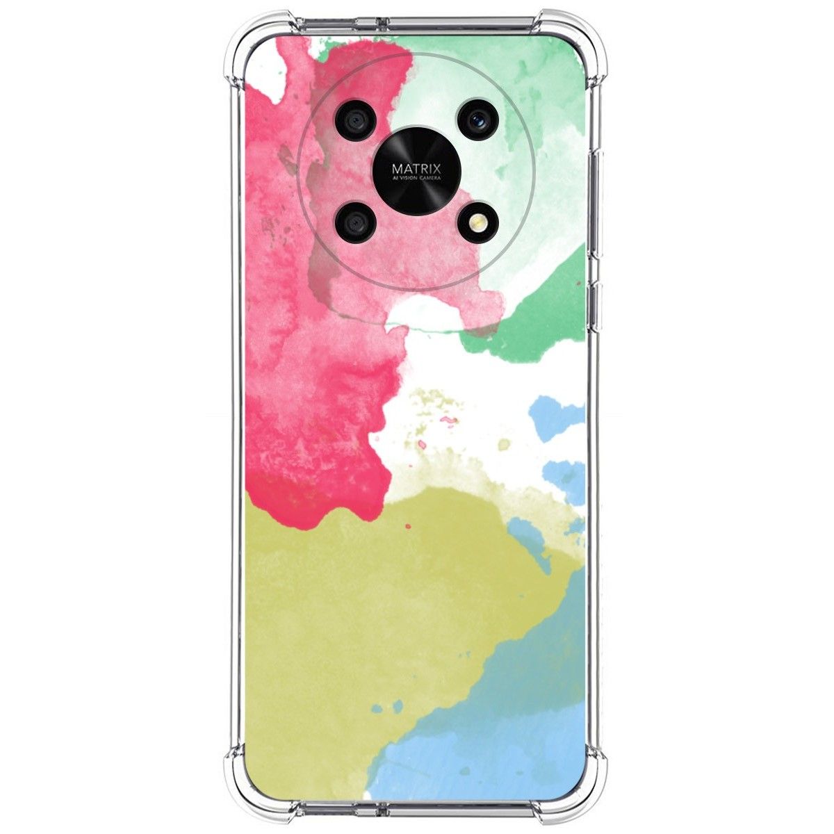 Funda Silicona Antigolpes para Honor Magic 4 Lite diseño Acuarela 02 Dibujos