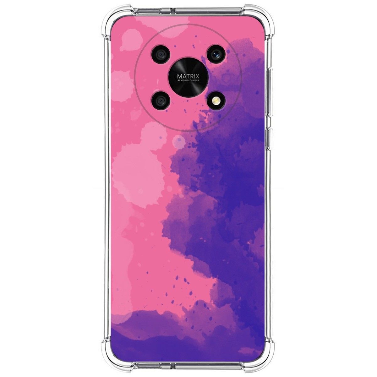 Funda Silicona Antigolpes para Honor Magic 4 Lite diseño Acuarela 07 Dibujos