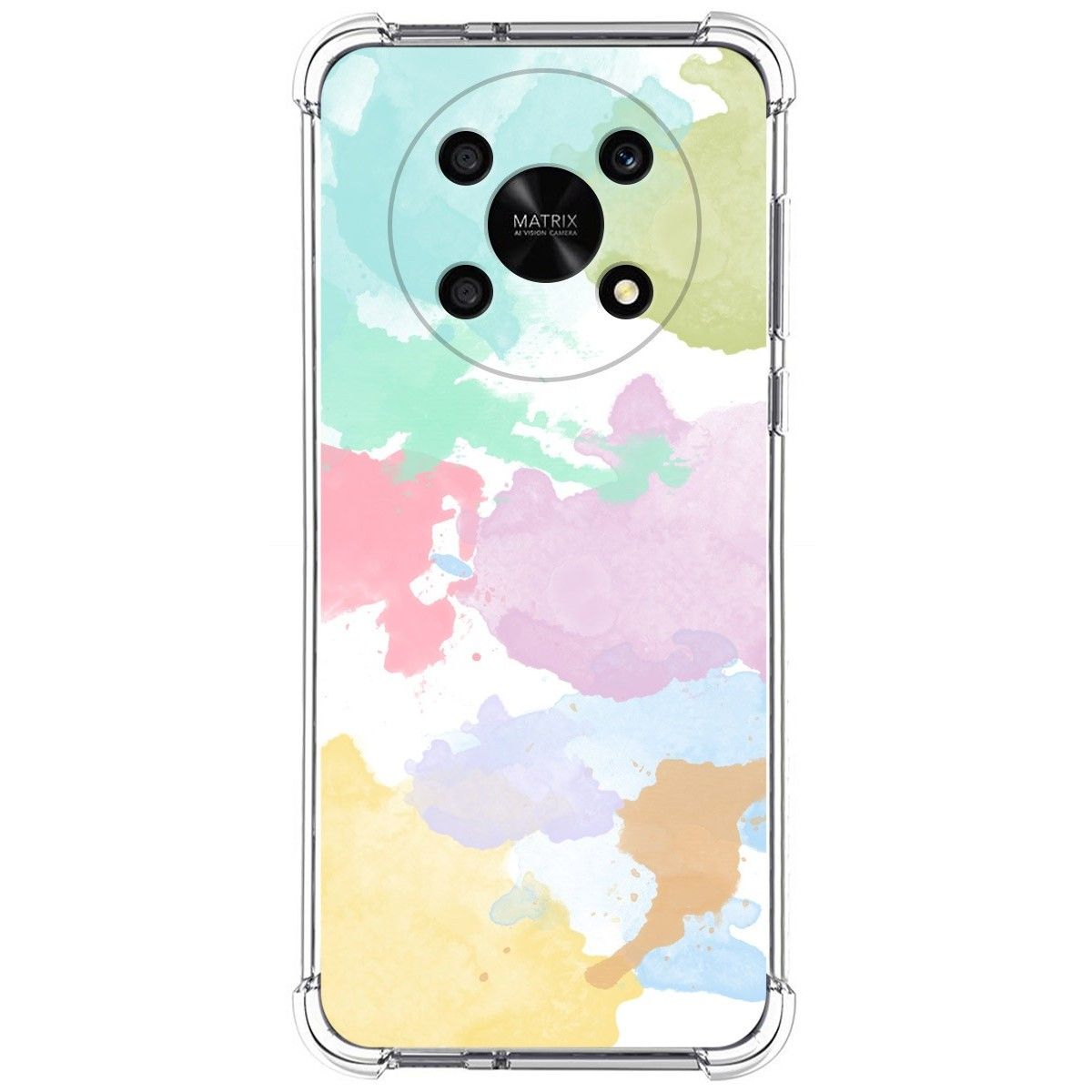 Funda Silicona Antigolpes para Honor Magic 4 Lite diseño Acuarela 11 Dibujos