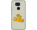 Funda Gel Tpu para Bq Aquaris V / Vs Diseño Leones Dibujos