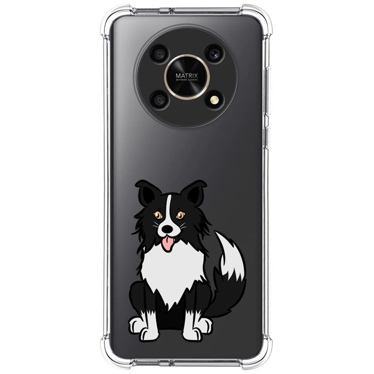 Funda Silicona Antigolpes para Honor Magic 4 Lite diseño Perros 01 Dibujos