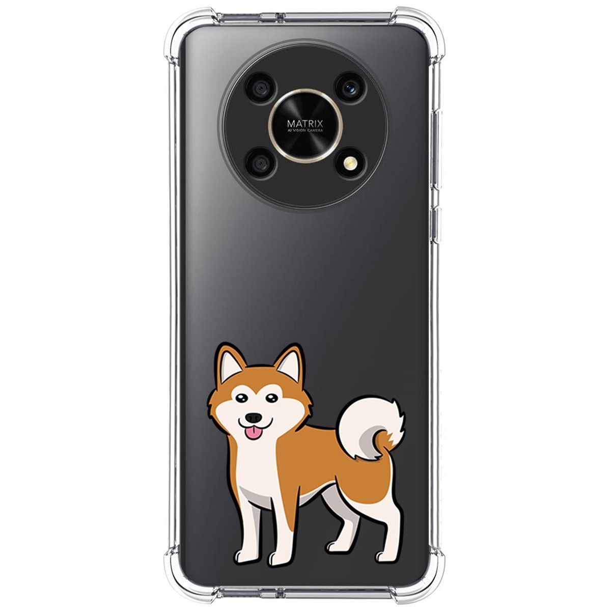 Funda Silicona Antigolpes para Honor Magic 4 Lite diseño Perros 02 Dibujos