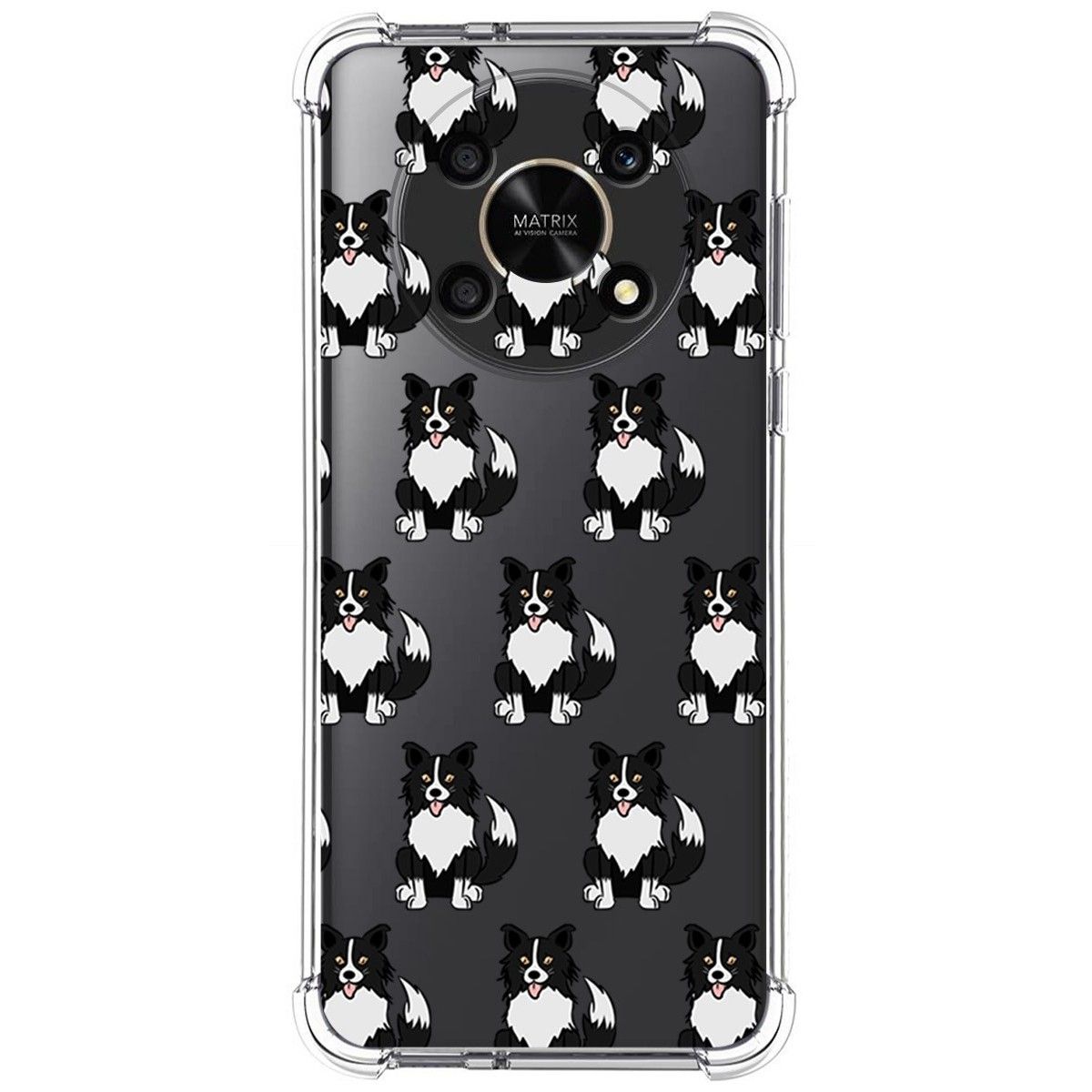 Funda Silicona Antigolpes para Honor Magic 4 Lite diseño Perros 07 Dibujos