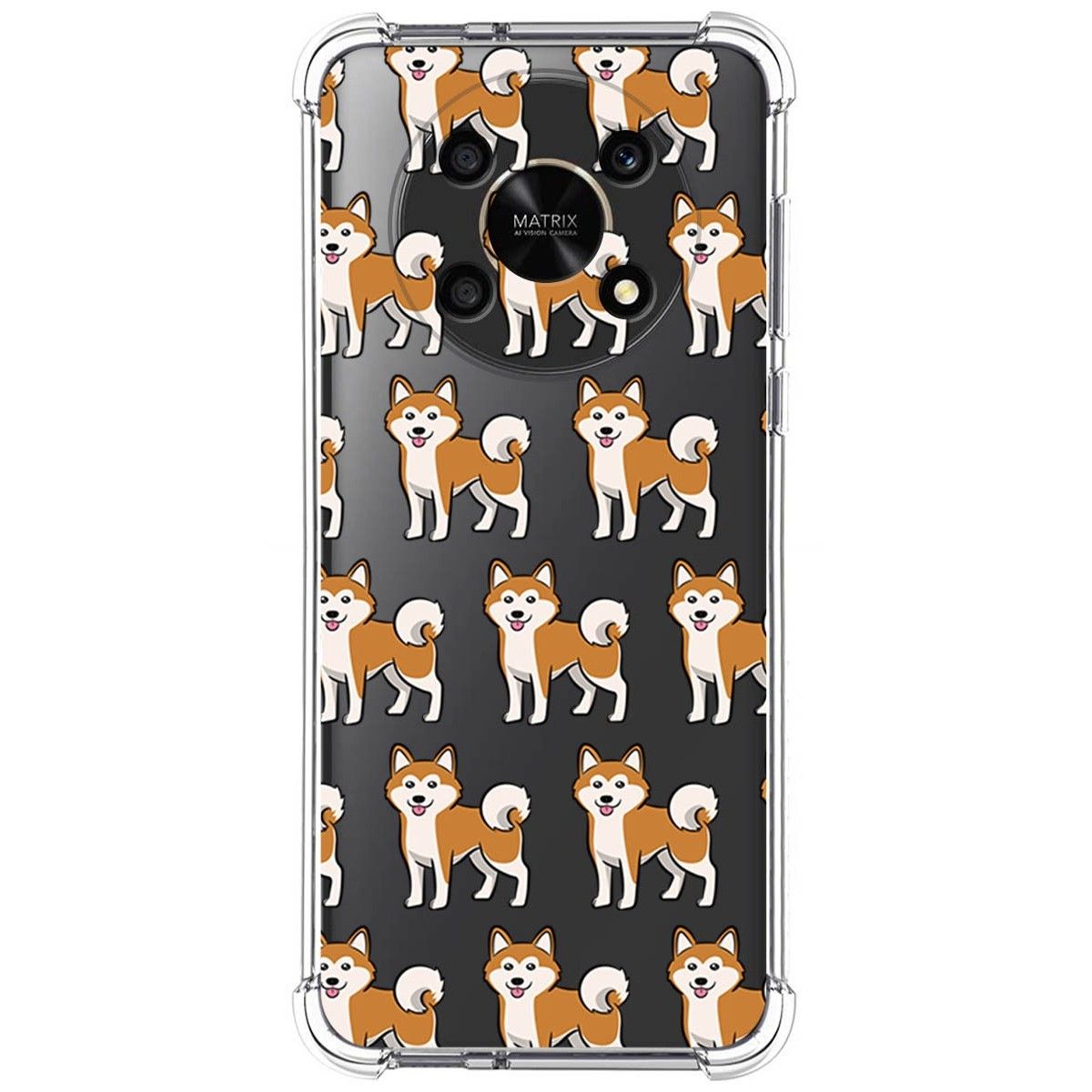 Funda Silicona Antigolpes para Honor Magic 4 Lite diseño Perros 08 Dibujos