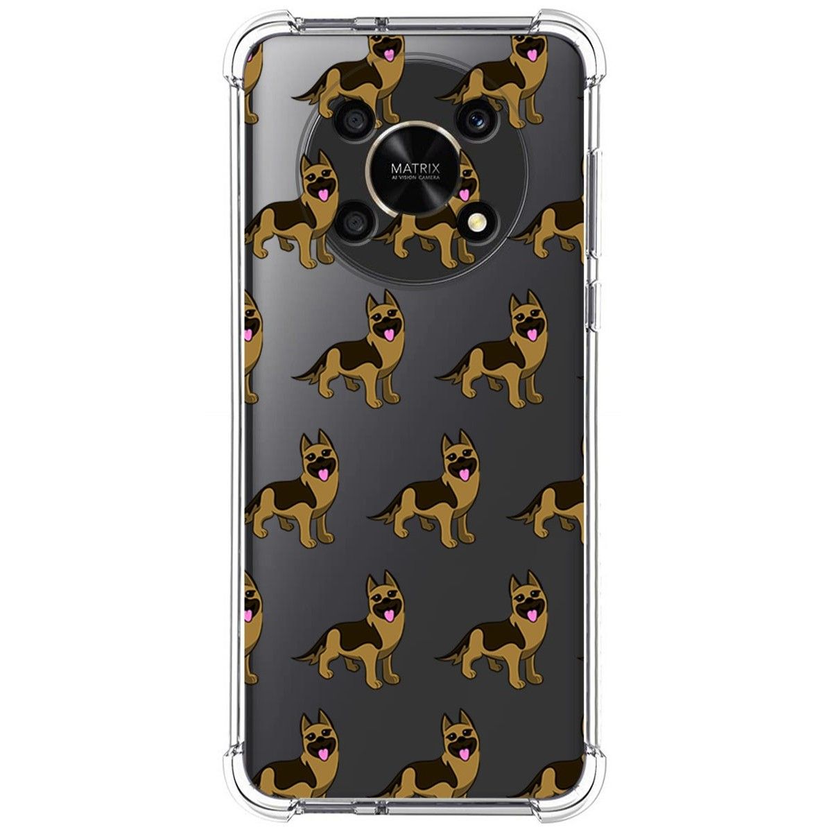Funda Silicona Antigolpes para Honor Magic 4 Lite diseño Perros 09 Dibujos