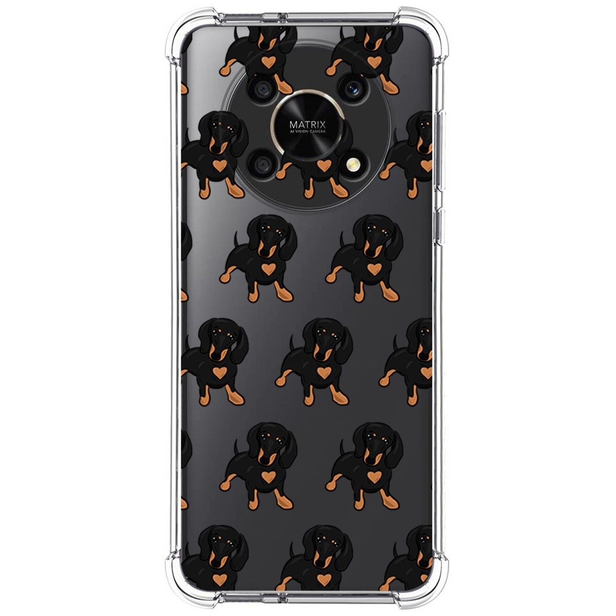 Funda Silicona Antigolpes para Honor Magic 4 Lite diseño Perros 10 Dibujos