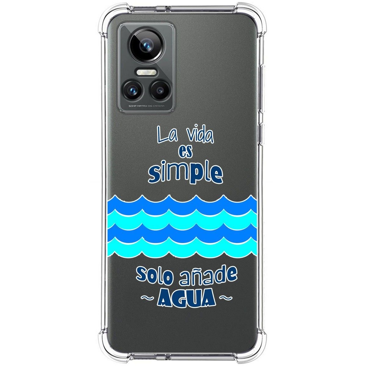Funda Silicona Antigolpes para Realme GT Neo 3 5G diseño Agua Dibujos