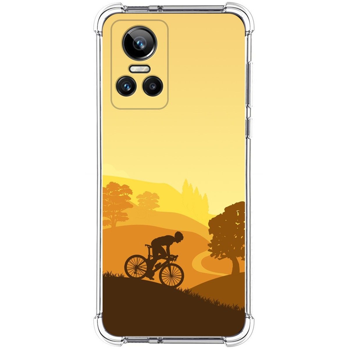 Funda Silicona Antigolpes para Realme GT Neo 3 5G diseño Ciclista Dibujos