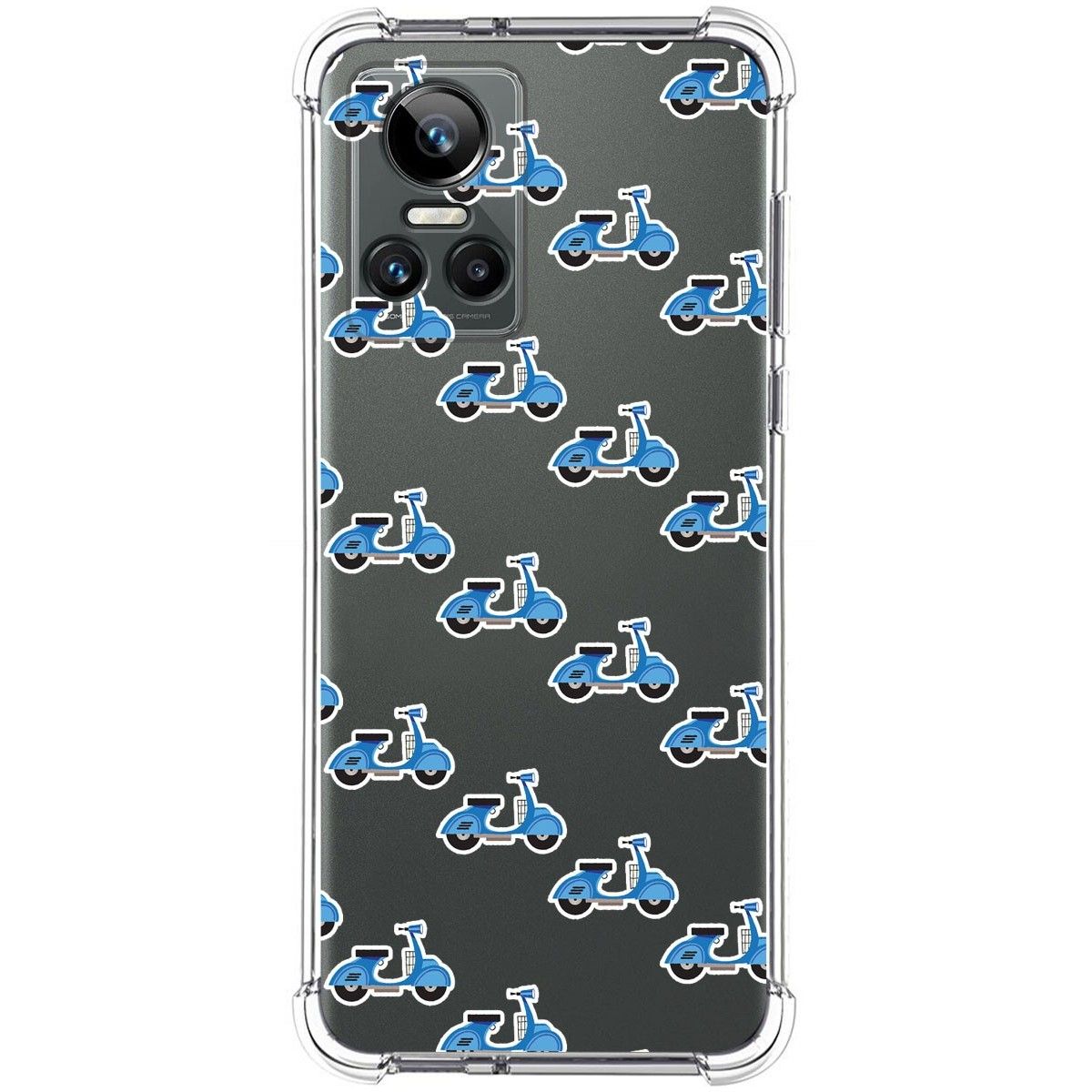Funda Silicona Antigolpes para Realme GT Neo 3 5G diseño Scooter Dibujos