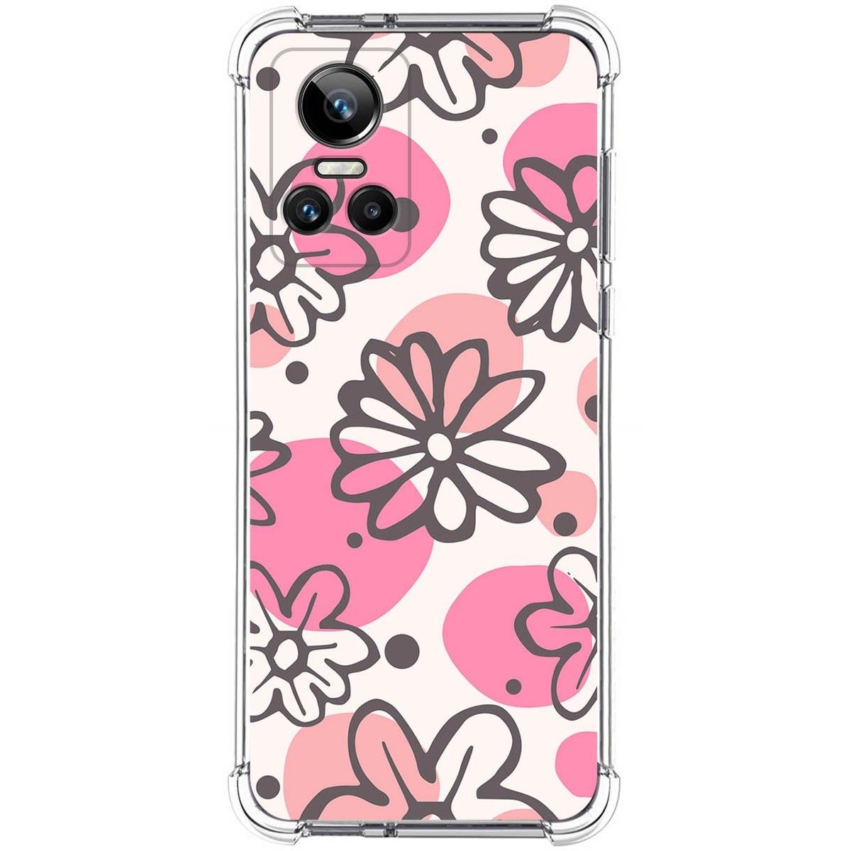 Funda Silicona Antigolpes para Realme GT Neo 3 5G diseño Flores 09 Dibujos