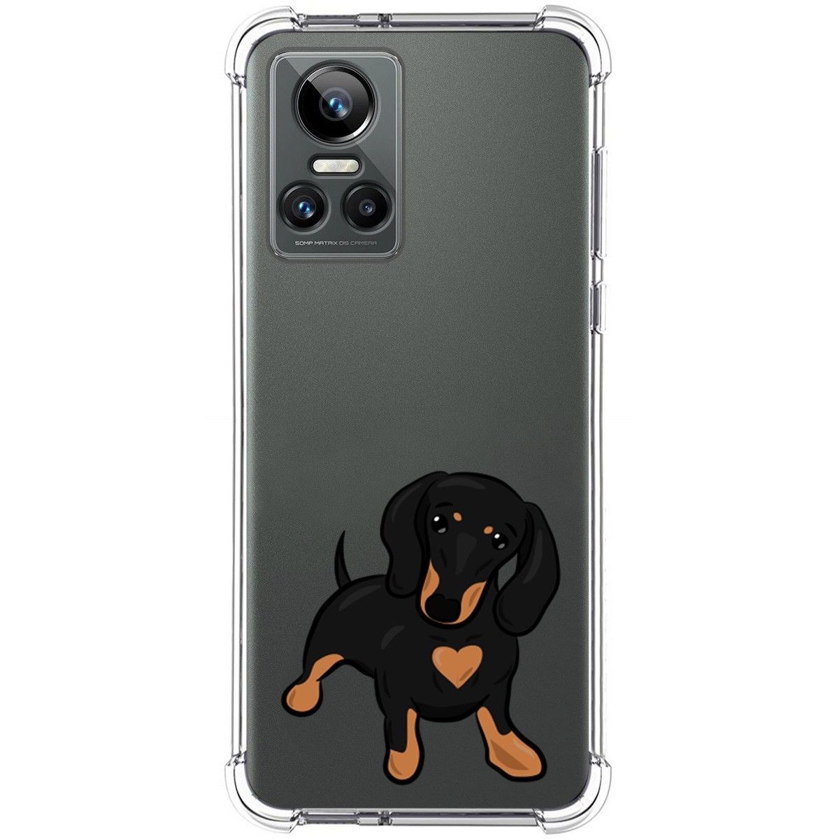 Funda Silicona Antigolpes para Realme GT Neo 3 5G diseño Perros 04 Dibujos
