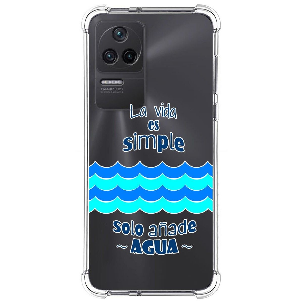 Funda Silicona Antigolpes para Xiaomi Poco F4 5G diseño Agua Dibujos