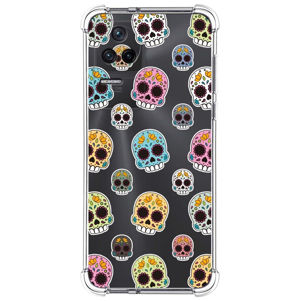 Funda Silicona Antigolpes para Xiaomi Poco F4 5G diseño Catrina Dibujos