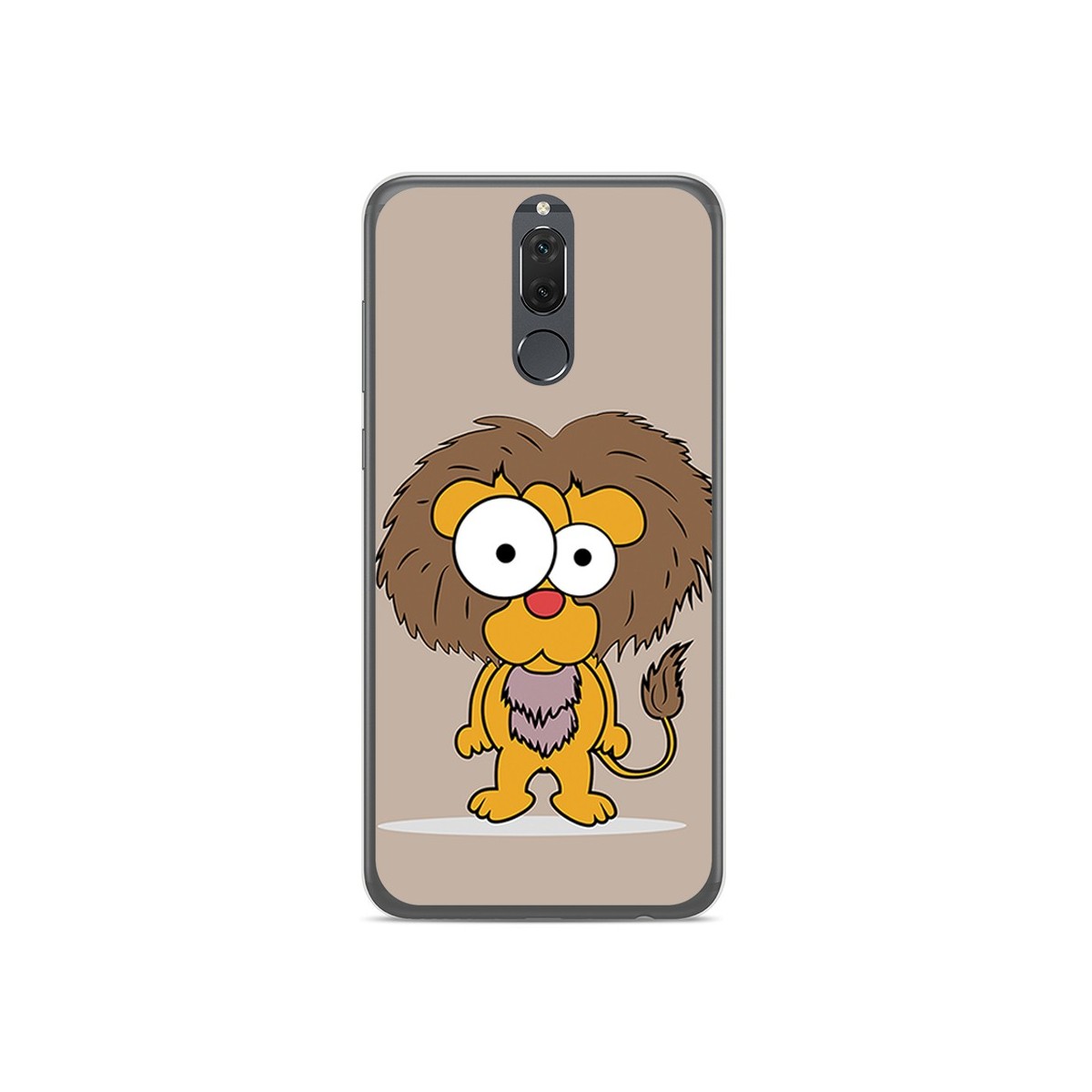 Funda Gel Tpu para Huawei Mate 10 Lite Diseño Leon Dibujos