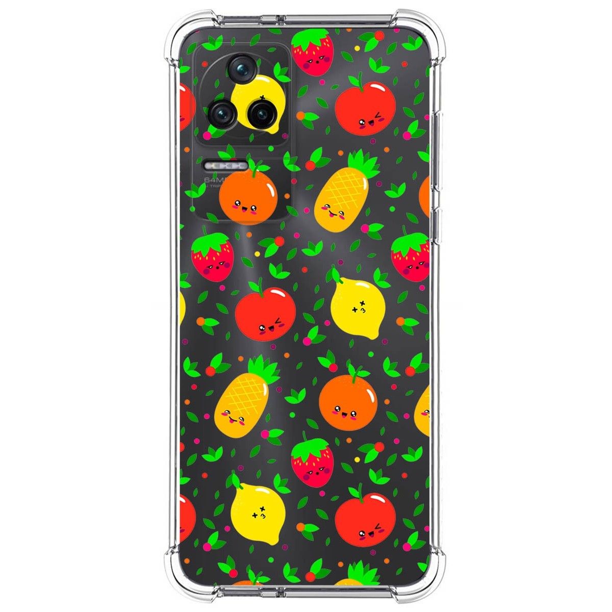 Funda Silicona Antigolpes para Xiaomi Poco F4 5G diseño Frutas 01 Dibujos