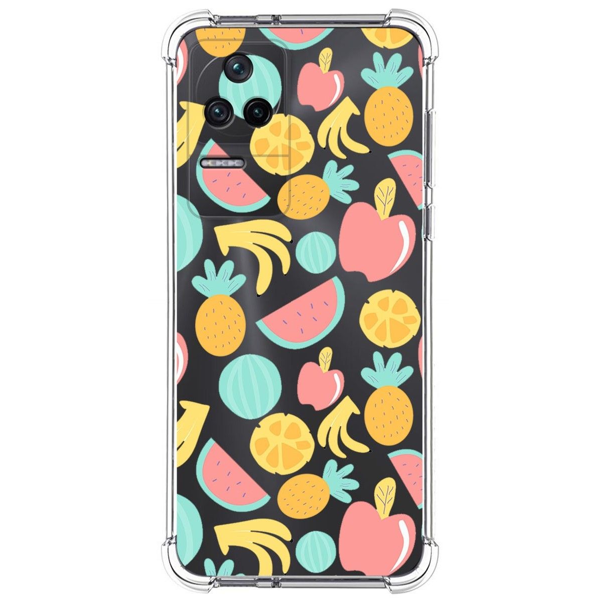 Funda Silicona Antigolpes para Xiaomi Poco F4 5G diseño Frutas 02 Dibujos