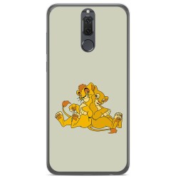 Funda Gel Tpu para Huawei Mate 10 Lite Diseño Leones Dibujos