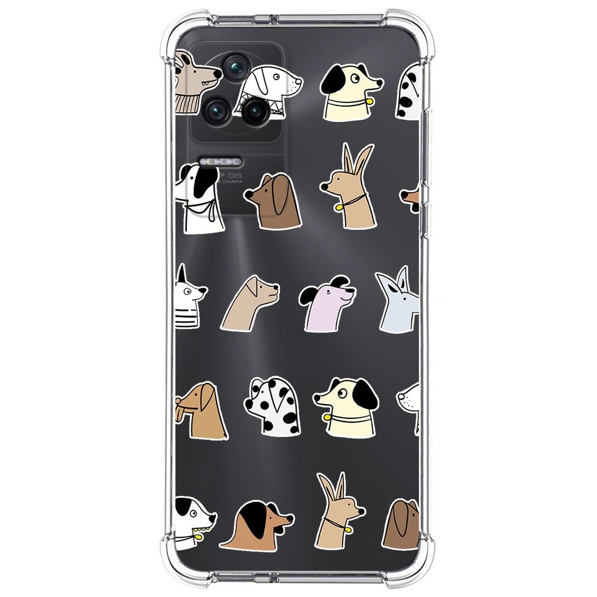 Funda Silicona Antigolpes para Xiaomi Poco F4 5G diseño Perros Dibujos