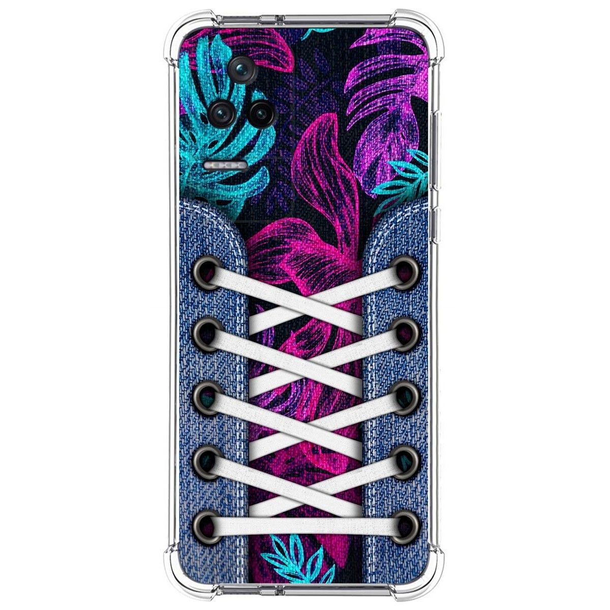 Funda Silicona Antigolpes para Xiaomi Poco F4 5G diseño Zapatillas 07 Dibujos
