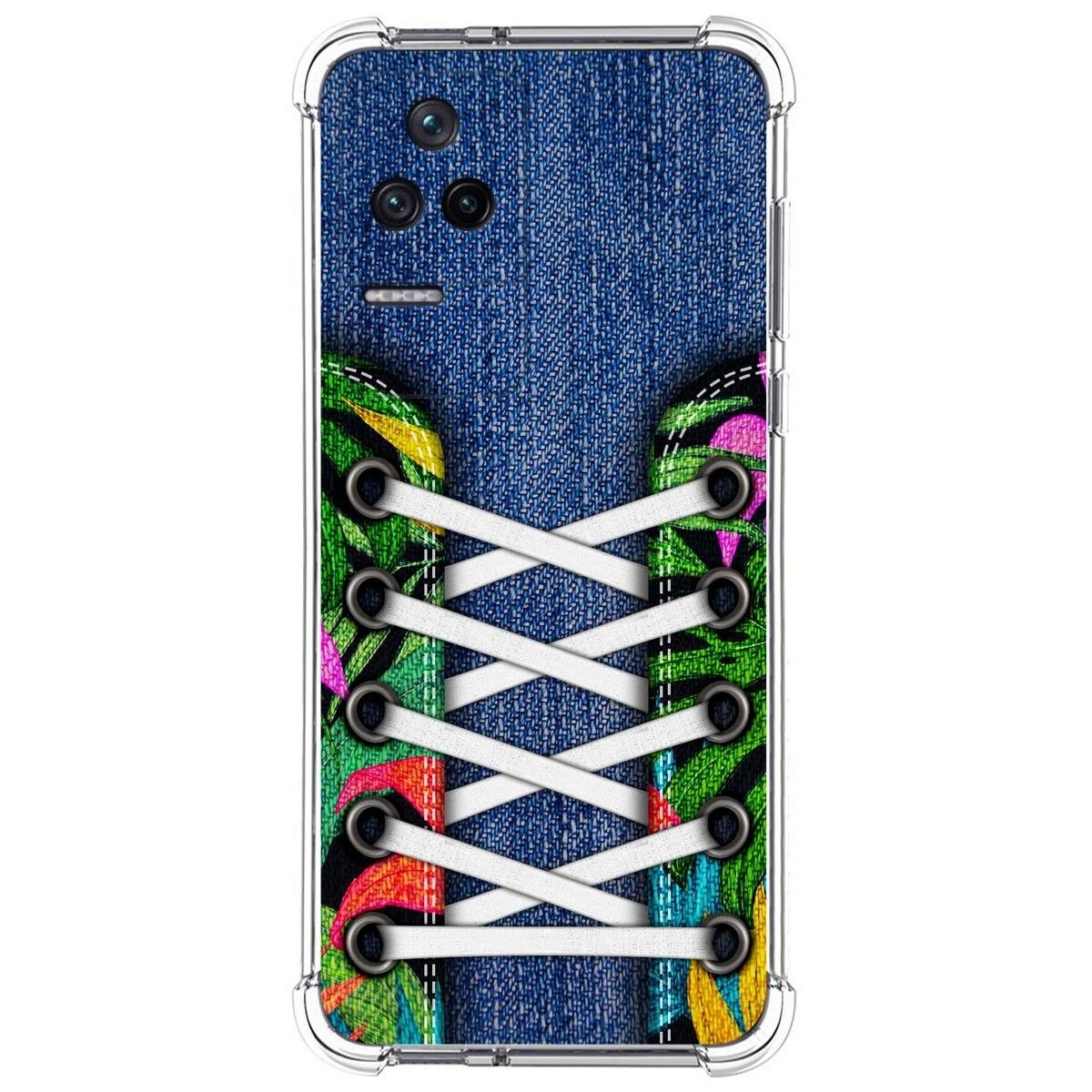 Funda Silicona Antigolpes para Xiaomi Poco F4 5G diseño Zapatillas 13 Dibujos