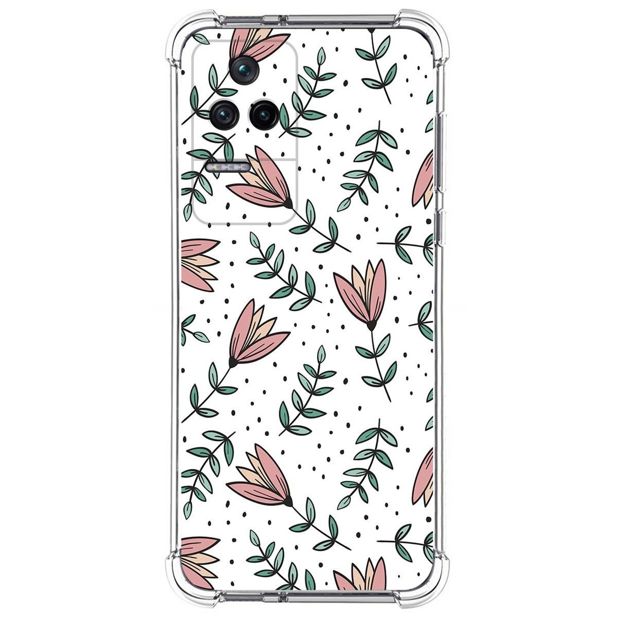 Funda Silicona Antigolpes para Xiaomi Poco F4 5G diseño Flores 01 Dibujos
