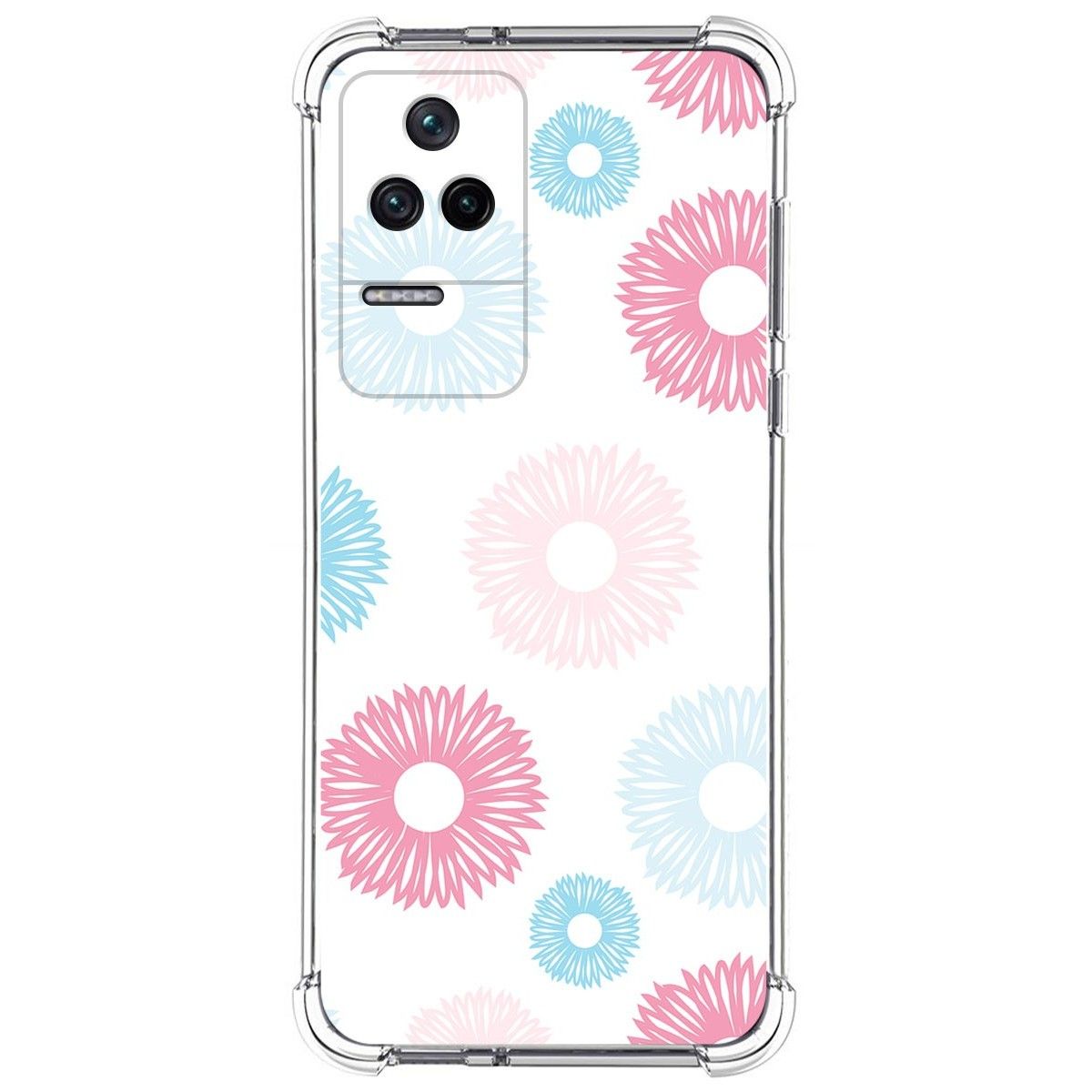 Funda Silicona Antigolpes para Xiaomi Poco F4 5G diseño Flores 06 Dibujos