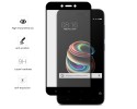 Protector Cristal Templado Frontal Completo Negro para Xiaomi Redmi 5A 5"  Vidrio