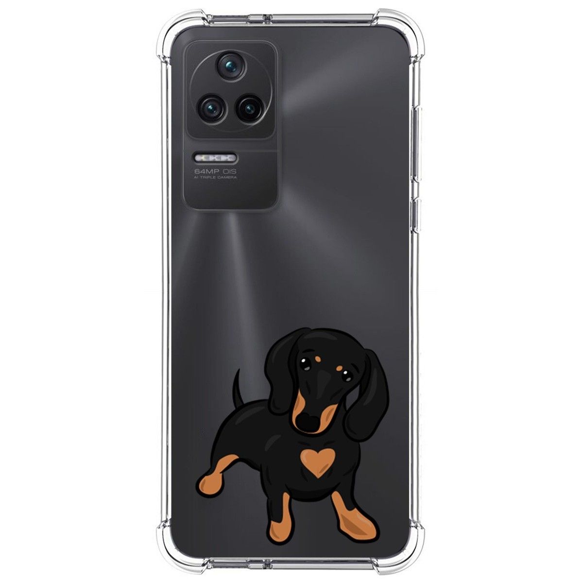 Funda Silicona Antigolpes para Xiaomi Poco F4 5G diseño Perros 04 Dibujos