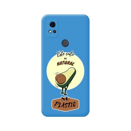 Funda Silicona Líquida Azul para ZTE Blade A31 diseño Culo Natural Dibujos