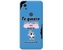 Funda Silicona Líquida Azul para ZTE Blade A31 diseño Vaca Dibujos