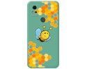 Funda Silicona Líquida Verde para ZTE Blade A31 diseño Abeja Dibujos