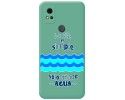 Funda Silicona Líquida Verde para ZTE Blade A31 diseño Agua Dibujos
