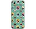 Funda Silicona Líquida Verde para ZTE Blade A31 diseño Catrina Dibujos