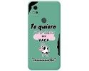 Funda Silicona Líquida Verde para ZTE Blade A31 diseño Vaca Dibujos