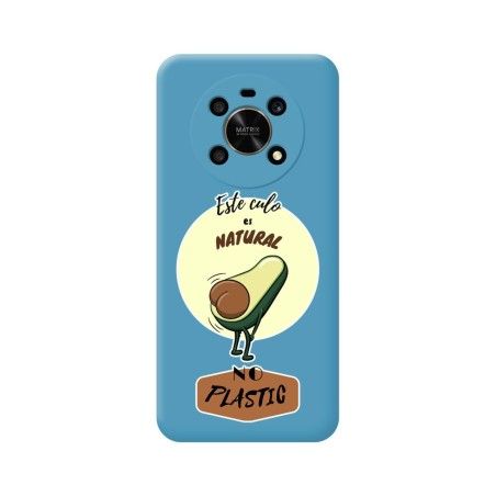 Funda Silicona Líquida Azul para Huawei Honor Magic 4 Lite diseño Culo Natural Dibujos