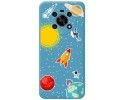 Funda Silicona Líquida Azul para Huawei Honor Magic 4 Lite diseño Espacio Dibujos
